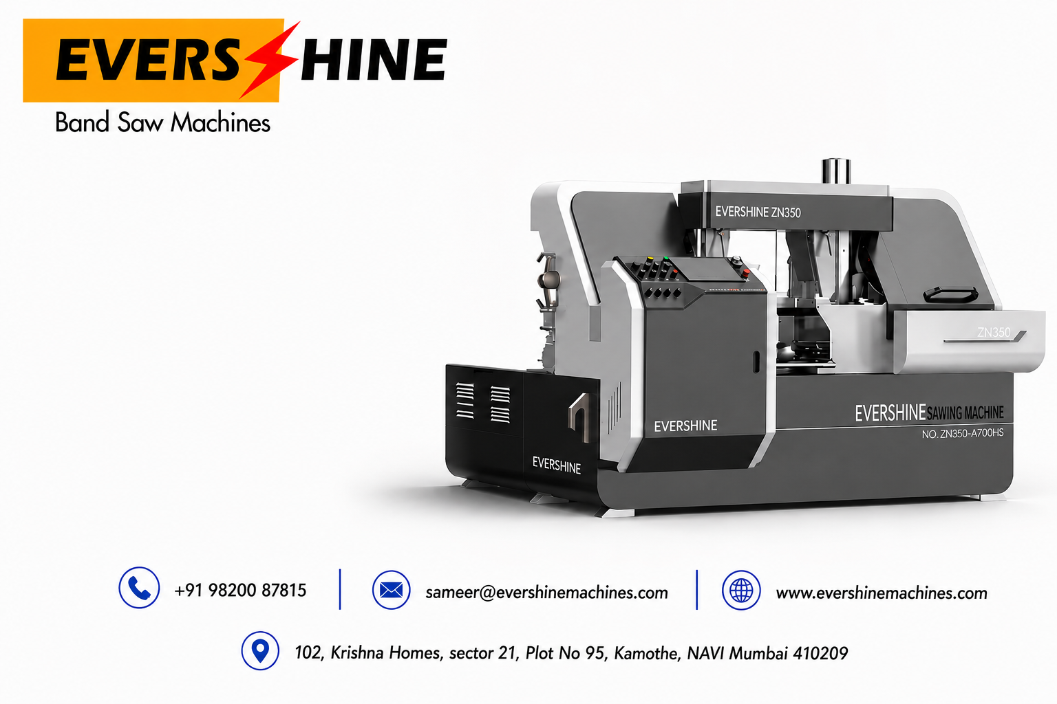 Evershine ZN350 Band Saw Machine